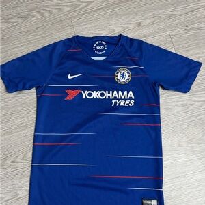 Nike Chelsea Home Soccer Jersey Shirt 2018-2019 Yokohama Kit Youth Sz Large